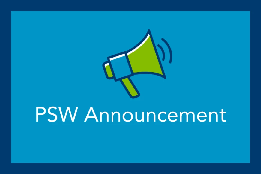 PSW Announcement